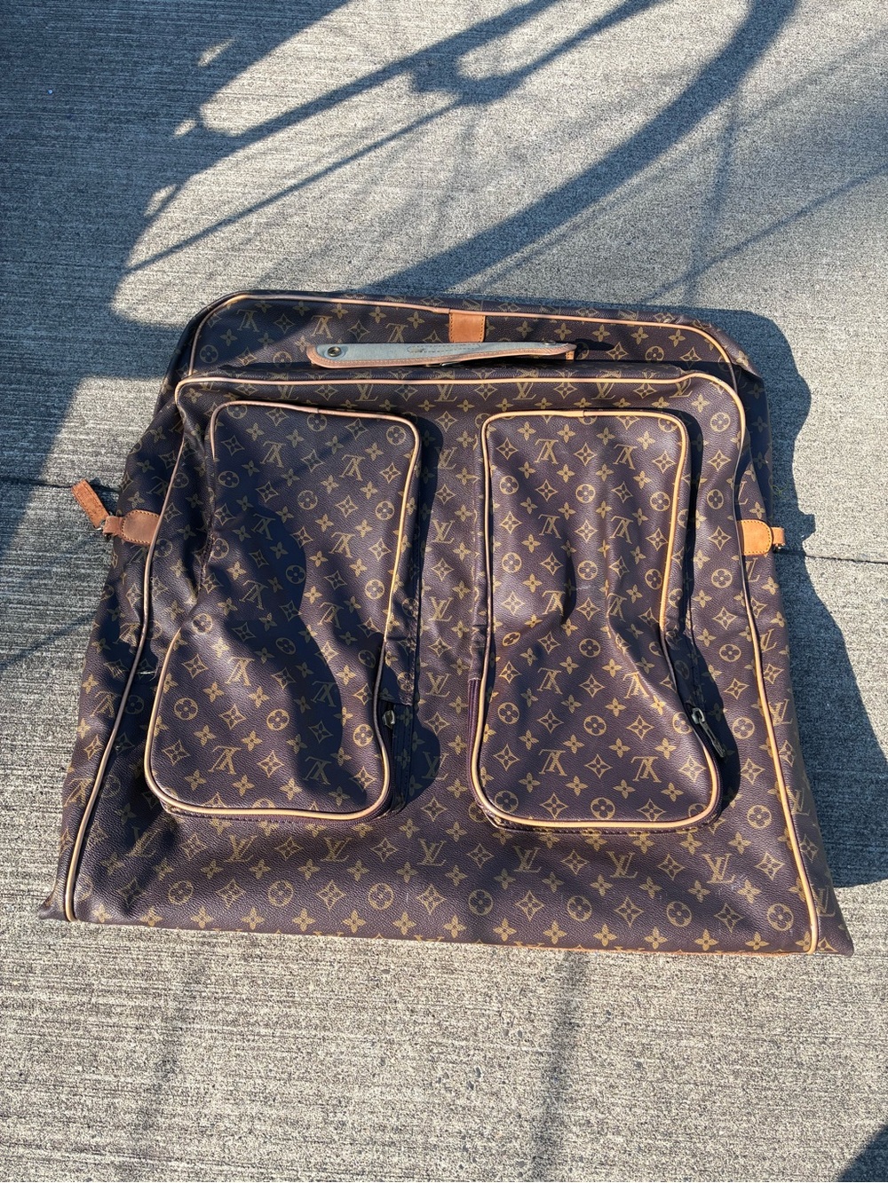 Louis Vuitton Brown Monogram Travel Garment Bag